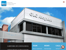 Tablet Screenshot of lawyersofcostarica.com